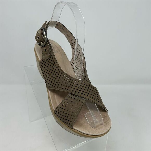 Dansko Jacinda Women's Tan Brown Slingback Sandals Size EU 36 (US 5.5-6) - Picture 2 of 12